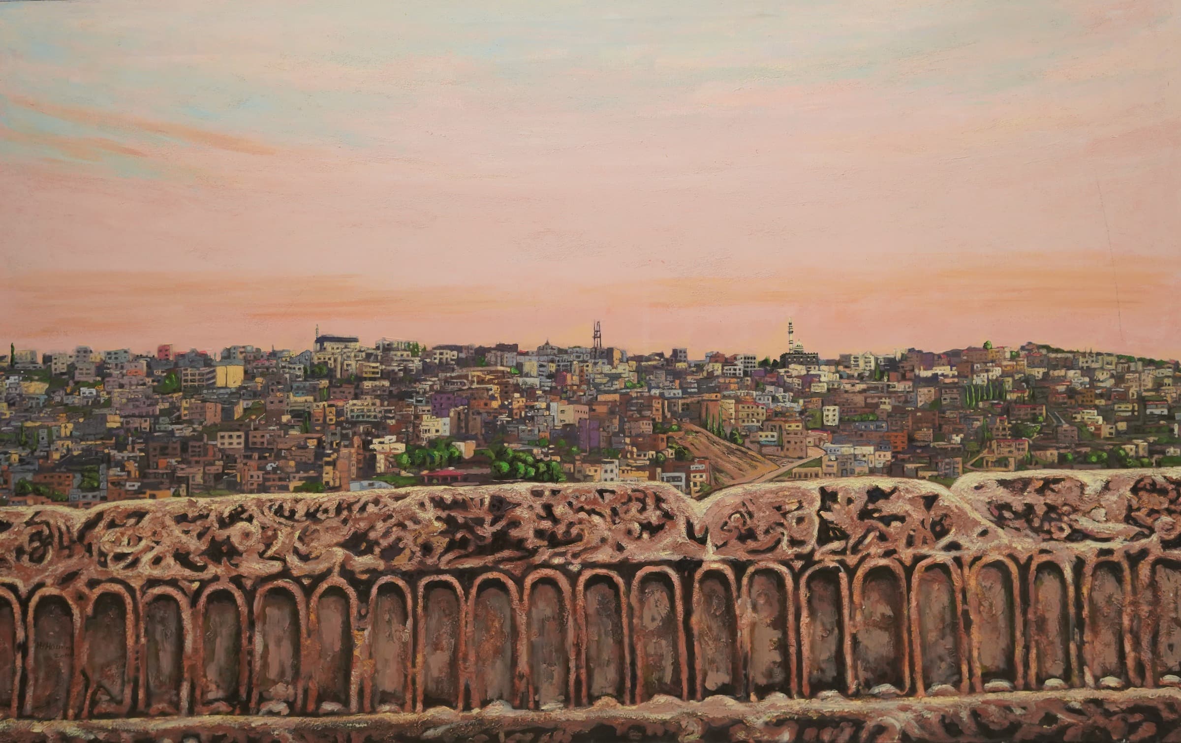 Amman, Jabal Al-Ashrafiyeh from the Citadel