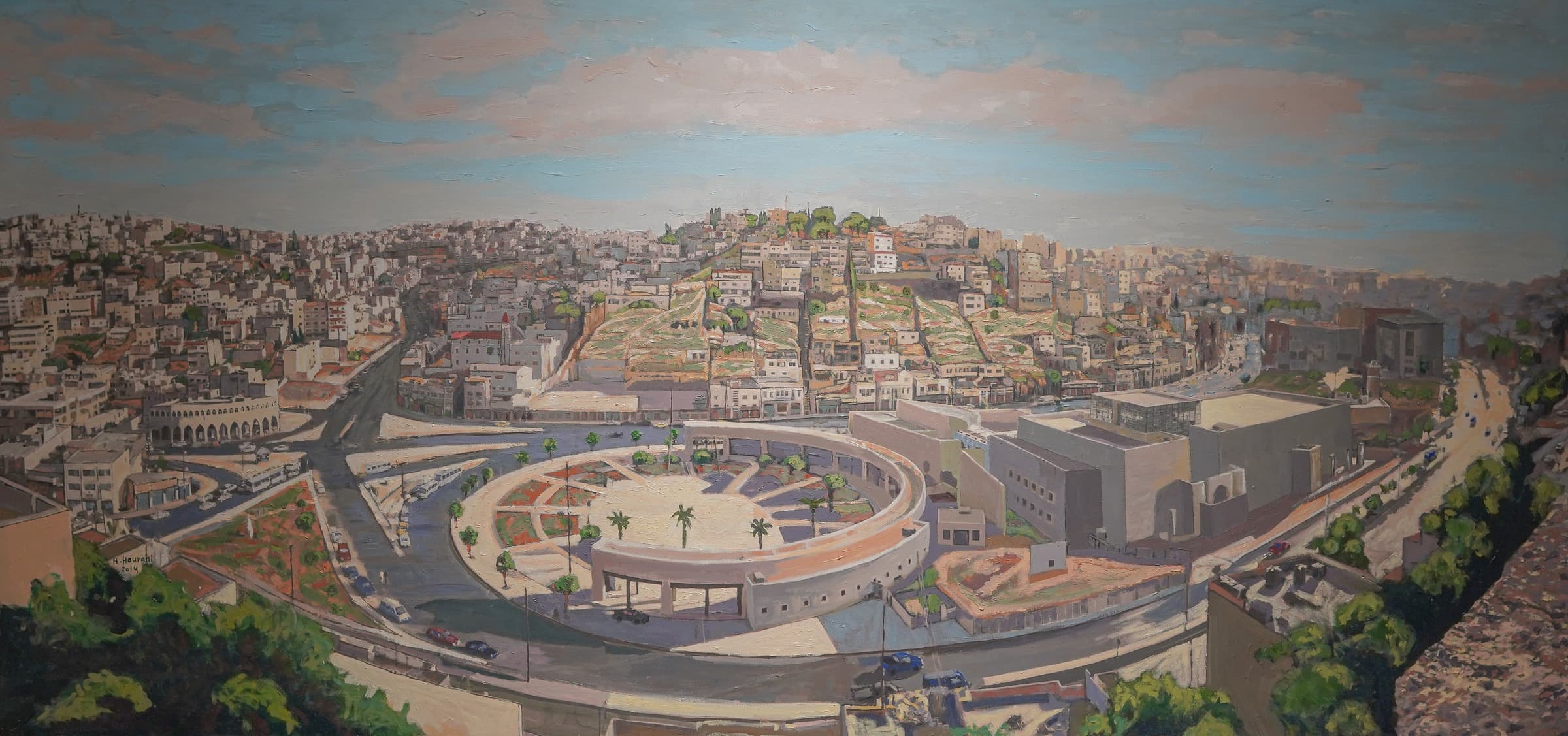 Amman, Panoramic View of Ras Al-Ain